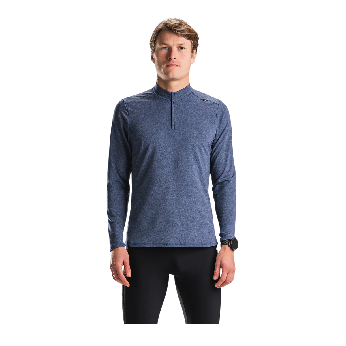 FUSION C3 Zip Neck Running Shirt Male